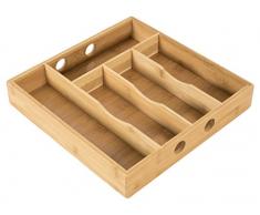 elbmöbel range-couverts de cuisine en bambou 30 x 30 x 30 x 5 cm