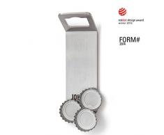 höfats - JOHNNNY CATCH MAGNET - Décapsuleur mural avec aimant - Capture jusqu'à 20 bouchons couronne - Décapsuleur et décapsuleur