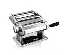 Pujuas Machine à Pâte Fraiche Laminoir pour Pâtes En Acier Inoxydable Avec 9 niveaux