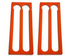 Distributeur de capsules de café Nespresso en Méthacrylate 24 capsules - Porte-capsule - Couleurs (ORANGE)