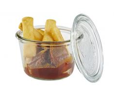 APS Weck verrines avec couvercle Ø 11 cm, H: 7,5 cm Sturzform 370 ml