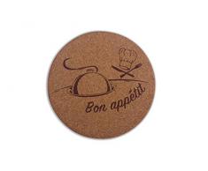 Wiz Style Dessous de Plat en liège aimanté écologique et Pratique