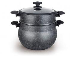 Mayerhoff Couscoussier en Aluminium avec revêtement antiadhésif 5 litres