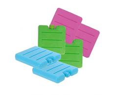 ToCi Haushalt Petite froid dans bleu, rose et vert | Mini Éléments de refroidissement pour les Sac isotherme | Batterie de refroidissement pour les Boîte à pain 12
