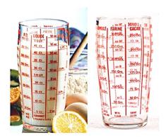 luminac LOT 2 Verre DOSEUR Transparent 0.5 Litre GRADUÉ LUMINARC