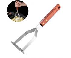 Lunji. Presse Purée Manche Bois, Puree de Fruit Ecrase Pomme de Terre Légumes