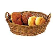 Corbeille Ovale De Table À Pain / Fruits En Saule 95(H)X 300(L)X 200(L)mm