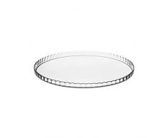Pasabahce 10345 Plat Ã Tarte en Verre 32 cm, Transparent