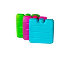 ToCi Haushalt Petite froid dans bleu, rose et vert | Mini Éléments de refroidissement pour les Sac isotherme | Batterie de refroidissement pour les Boîte à pain 3