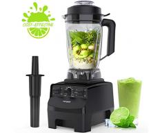 Blender, Mixeur Blender 2000W Professionnel, homgeek Blender Smoothie Mixeur Multifonction avec 10 Vitesses Réglables, 8 Lames en Acier et 2 litres Jarre Tritan sans BPA, 32,000 U/Min