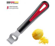 Westmark 29302270 Zesteur et canneleur Gallant Noir/Rouge, Acier Inoxydable, 16,5 x 2,7 x 2 cm