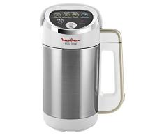 Moulinex LM841110 Blender Chauffant Easy Soup Double Paroi Capacité 1.2L Soupe Velouté Compote Maintien au Chaud 1000W Inox