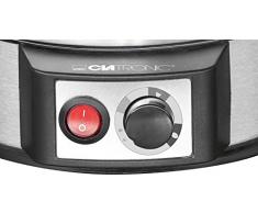 Clatronic EK 3321 Eds Coquetier 7 Oeufs Acier Inox Mesurer Bécher