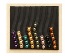 porte capsules distributeur nespresso dosettes recharges (noir)