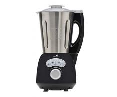 Senya Blender Chauffant Inox Cook & Ice, Mixeur Soupe Veloutée / Moulinée, Cuisson Vapeur, Glace Pilée Smoothies Milkshakes, 1, 5L