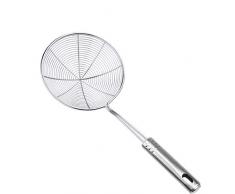 Acier Inoxydable araignée Skimmer Passoire résistant à la Chaleur à Long Manche Solide Cuisine Passoire FRITURE Skimmer Louche Passoire
