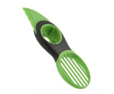 Generic Hot Portble Coupe avocat 3 en 1 de sécurité Vide-pomme Fruit en plastique Pitter cuisson Outils Durable Lame Accessoires cuisine