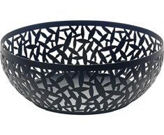 Alessi MSA04/29 B Porte-Fruits, Métal, Noir, 29 cm