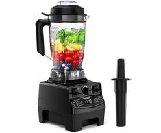 homgeek Blender Smoothie 2000W Haute Performance, Mixeur Multifonction avec 8 Lames en Acier Inoxydable, 4 Programmes Prédéfinis et 2L Jarre Tritan, 33000 U/Min, sans BPA [Classe énergétique A+++]