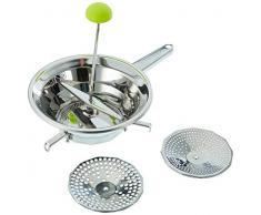 Ibili 765324 Moulin a legumes Inox 18/10 24 cm de diametre