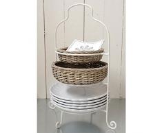 Panier rond à pain en osier_S