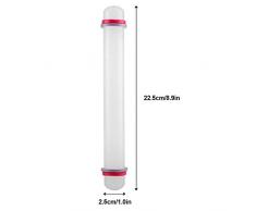 Un rouleau à pâtisserie un rouleau à pâtisserie en plastique non adhésif avec un rouleau de pâte à pain fondant pour cuisson