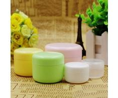 Bodhi2000 5 pcs/lot vide Cosmétique récipient de voyage rechargeable Cosmétique Plastique bocaux pour crèmes/lotion/poudre minérale/ transparent transparent 100