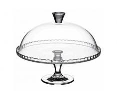 BONBONNIERE Presentoir Design A Gateau Grand MODELE avec Cloche Verre - Plat à Gateau Tarte sur Pied - bonbonnière avec Cloche