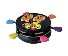 Appareil à raclette/Grill - 6 personnes - Multicolore - Triomph ETF1617