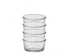 Duralex - Pack de 4 Ramequins Verre Transparent 4,1 cm