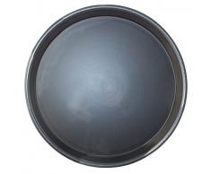 Plateau rond, anti-dérapant ; diamètre : 370 mm. anthracite