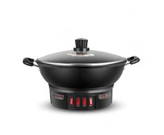 LJXWH Wok électrique cuisinière électrique Polyvalente Wok électrique ménager cuisinière électrique en Fonte ragoût cuit à la Vapeur Peut être utilisé dans Les Restaurants de Cuisine, etc.