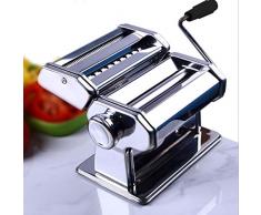 Eloklem Machines à Pâtes Manuelles Machine pour Faire des Pâtes Acier Inoxydable - pour Spaghettis, pâtes et lasagnes (Blanc)