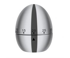 Acier inoxydable Boild Forme dœuf Minuteur Alarme rotatif avec 60 minutes pour accessoires de cuisine Outil de cuisson