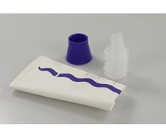 TUPPERWARE Poche à douilles (5 Douilles) Créme décors blanc bleu