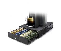 HiveNets Nespresso Vertuoline Porte Dosette de Café Support de Capsule Rangement Tiroir pour 40 Coffee