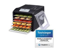 Déshydrateur Alimentaire BioChef Arizona Sol 6 Plateaux - Noir