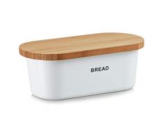 Zeller 2057810 Boîte à Pain Blanc 36 x 20 x 14,5 cm