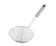 Westeng 1pièce batterie de cuisine Net Passoire Louche en maille de 20,6 cm de long 13.2 cm de diamètre, EN ACIER INOXYDABLE, Argent