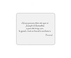 Tapis de souris kaamelott perceval graal bocal