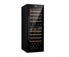 Klarstein Barossa 77 Duo - Cave à vin, 2 zones, 191L, 77 bouteilles, classe B, noir