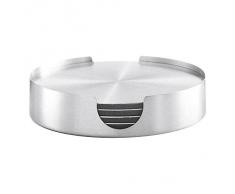 Zeller 2057971 Dessous de Verre Argent