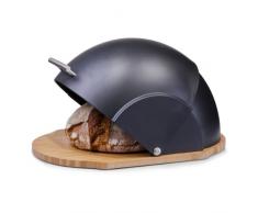 Zeller 2057990 Boîte à Pain Noir 37 x 26 x 20,5 cm