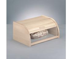 Zeller 20463 Boîte à pain en hêtre Grand format 40 x 28 x 18 cm