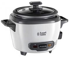 Russell Hobbs 27020-56 Cuiseur Riz 400g, Panier Vapeur, Maintien au Chaud, Bol Antiadhésif Amovible