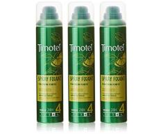 Timotei Spray Fixant à lExtrait Naturel de Citron, Fixation Forte pendant 24h (Lot de 6x250ml)