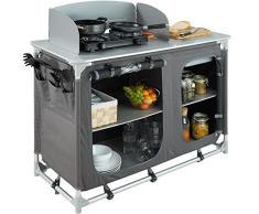 TecTake 800585 Cuisine de Camping Meuble de Jardin - Divers modèles - (Type 2 | n° 402920)
