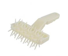 Pizza Pâtisserie Docker Cuisson Outil Durable Pâte Dénoyauteur Blanc Large Ller Portable