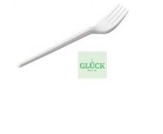 TG Lot de 200 fourchettes Plastique jetables Blanc 165 mm