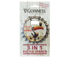Décapsuleur de Guinness 3 en 1, aimant pour frigo et dessous de verre avec Design Toucan